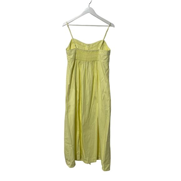 FREE PEOPLE WOMENS SIZE LARGE JUST JILL MAXI DRESS YELLOW BOHO NEW - Picture 6 of 13